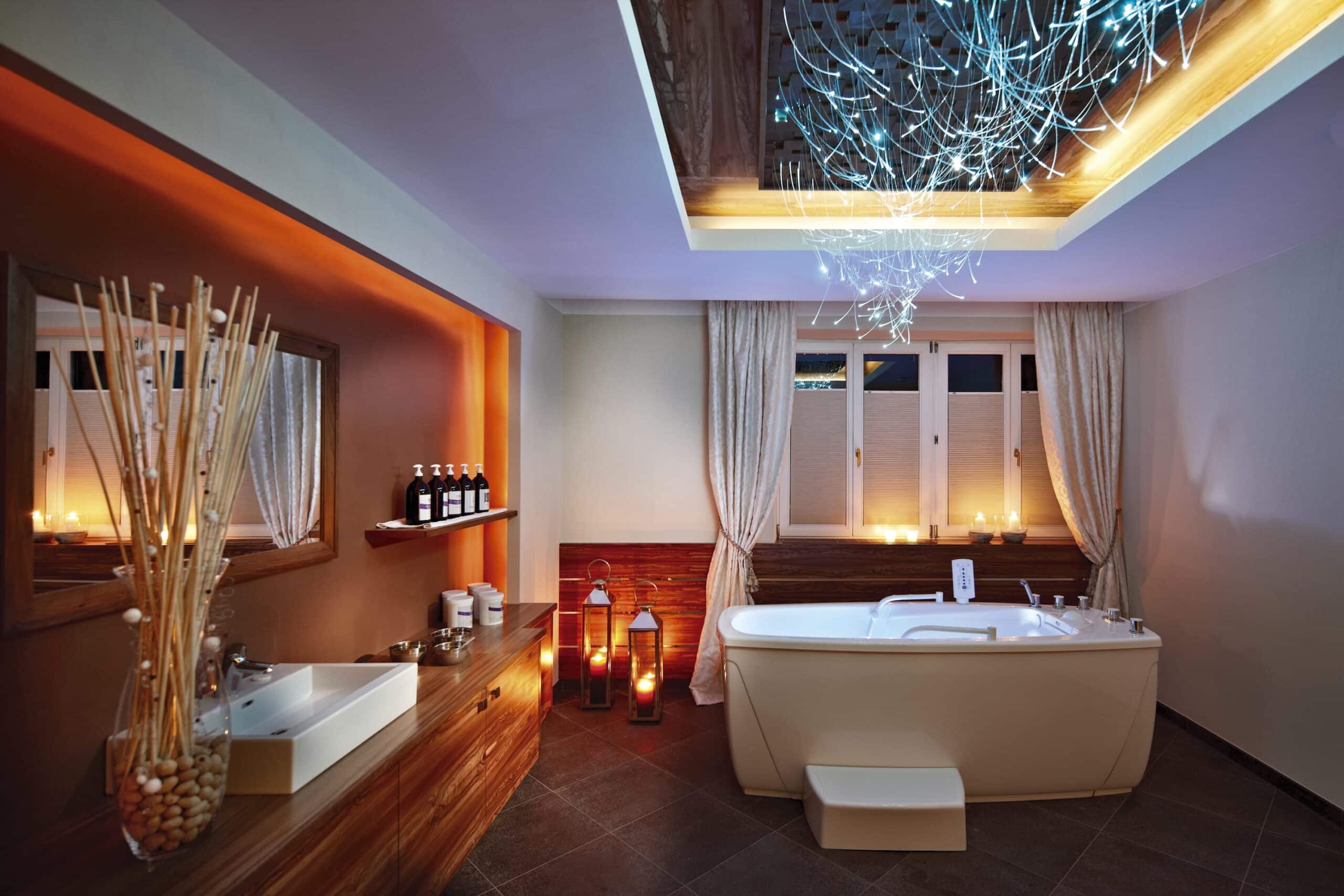 O2 Sauerstoffbadewanne im Wellnesshotel Alpbacherhof in Tirol