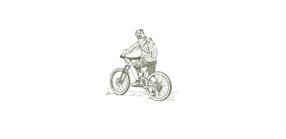 Zeichnung Radfahrer