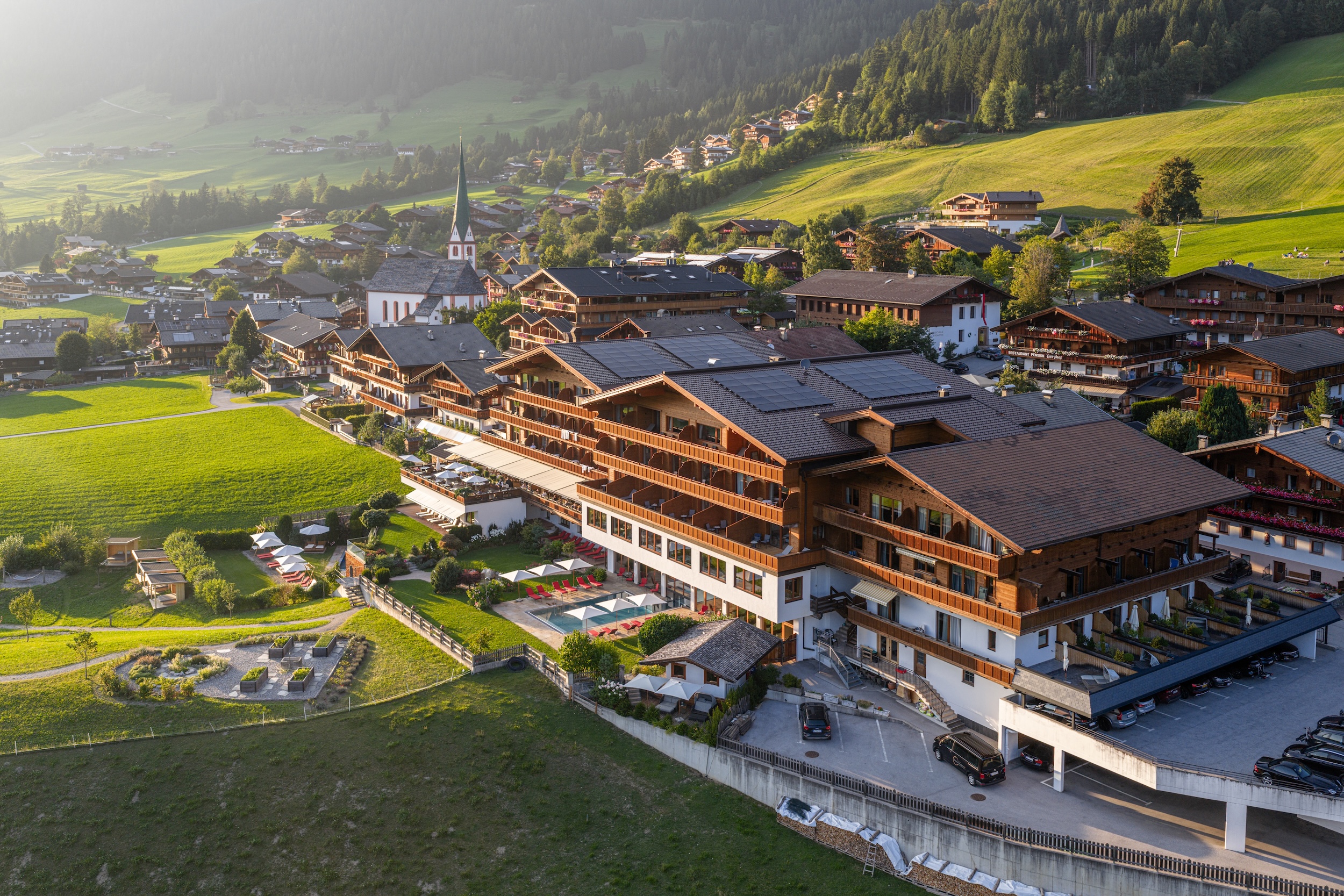 Außenansicht Panoramahotel Alpbacherhof in Tirol